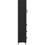  Highboard Crni hrast 34,5 x 34 x 180 cm Konstruirano drvo | shoptok.hr