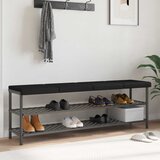  Jastučić za klupu 4 kom. Tkanina Crna Dubina 35 cm | shoptok.hr