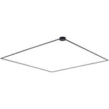 QAZQA Modern railsysteem zwart 1-fase 800 cm met ronde voeding - Magnetic Cene