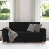  Dvosjed Kauč Crni 140 cm Tkanina - Crna 140 cm | shoptok.hr
