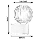 Rabalux Zidna lampa sa staklenim kuglama Colzar 1xG9 | ePonuda.com