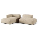 Micadoni Bež/krem kutna garnitura od bouclé tkanine (s lijevim kutom) Martina – Home | shoptok.hr