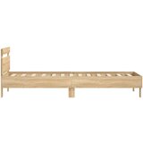  Okvir za krevet s uzglavljem boja hrasta 75x190 cm drveni | shoptok.hr