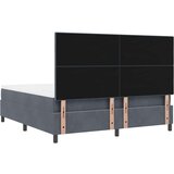  LED Box Spring Krevet Tamno siva 180 x 200 cm tkanina | shoptok.hr