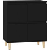  Komoda crna 60 x 35 x 70 cm od konstruiranog drva | shoptok.hr