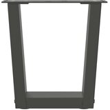  Noge za klub stolić V-oblika 2 kom antracit 40 x (30-31,3) cm čelik | shoptok.hr