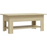 Maison Chic Klubska mizica - kavna mizica - Nizka mizica sonoma hrast 102x55x42 cm iverna plošča, (21752590) Cene