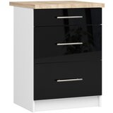 AKORD OLIWIA S60 3SZ omara + BELA / ČRNA SJAJNA površina, (21713734) | Shoptok.si