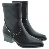 Noa Harmon Škornji 9762 Črna | Shoptok.si