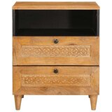  Noćni ormar Svijetlosmeđa 50 x 33 x 62 cm Konstruirano drvo | Eponuda.com