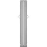 vidaXL Zložljiv Stranski Nadstrešek 160x600 cm Sive Barve, (20609701) | Shoptok.si