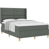 Box spring krevet Tamno siva 140 x 190 cm tkanina | shoptok.hr
