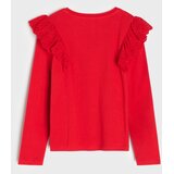 Sinsay Pamučna majica s ukrasnom čipkom | shoptok.hr