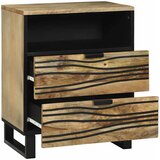  Noćni ormar Prirodna 50 x 33 x 62 cm Konstruirano drvo | Eponuda.com