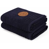  410 - Dark Blue Dark Blue Hand Towel Set (2 Pieces) Cene