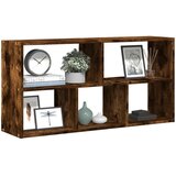 Zidna polica boja hrasta 100x25x50 cm od konstruiranog drva | shoptok.hr