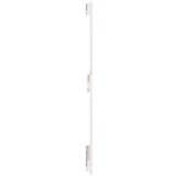  Stensko posteljno vzglavje belo 140x3x90 cm trdna borovina, (20739708) | Shoptok.si