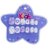 VELNEA KIDS samolepljivi noktići ljubičasta mašnica 12kom Cene