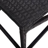  Vrtna klupa od poliratana 120 cm crna | shoptok.hr