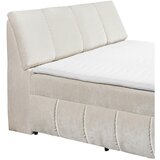 MID.YOU POSTELJA Z VZMETNICO 120 cm x 200 cm , tekstil, leseni material bež | Shoptok.si
