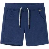 vidaXL Otroške kratke hlače z vrvico temno modre 128