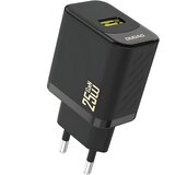 Dudao Polnilnik A27S GaN 25W USB - A QC 3.0 - Črna Cene