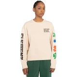 Element Sweater majica 'PARCHMENT' bež / travnato zelena / crna