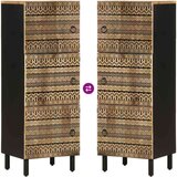  Visoka ploča 40x33 5x110 cm Puno grubo drvo Mango | shoptok.hr