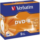  DVD-R 4,7/120 16X JC MAT SILVER VERBATIM 43519 Cene
