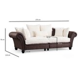 Atelier Del Sofa sofa trosed lawrence lounge brown white | ePonuda.com
