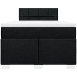  Krevet box spring s madracem crni 120 x 190 cm od tkanine | shoptok.hr
