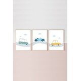 WALLXPERT Dekorativna slika iz 3 dela Huhu151 70 x 50 | ePonuda.com