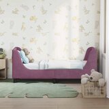  Okvir kreveta za malu djecu s naslonom Ljubičasta 70 x 140 cm | shoptok.hr