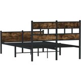 vidaXL Okvir kreveta bez madraca boja hrasta 120 x 190 cm drveni | shoptok.hr