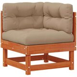  Set lounge namještaja za vrt 33 pcs Vosak smeđa i taupe - Vosak smeđa bor | shoptok.hr