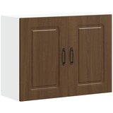 Maison Chic Kuhinjska stenska omarica - Kuhinjska omarica Kalmar rjavi hrast inženirski les iu1375, (22063950) | Shoptok.si
