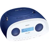 Prenosna Boombox CD in USB z radiem DAB+/FM in LCD zaslonom, Bela / Modra, (5000279341)