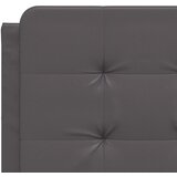  Krevet s madracem Zadar sivi 140x200 cm od umjetne kože | shoptok.hr