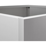  Sadilice 2 kom srebrne 42 x 40 x 39 cm od pocinčanog čelika | shoptok.hr