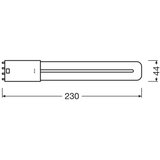  led fluorescentna cev 2G11/8W/230V 3000K - osram | Eponuda.com