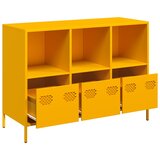  Komoda boja senfa 101,5x39x73,5 cm hladno valjani čelik Žuta | shoptok.hr