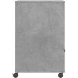  Stalak za pisač s kotačima betonska siva 60 x 48 x 74 cm | shoptok.hr