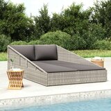 vidaXL Vrtni krevet sivi 110x200 cm od poliratana Cijene