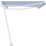 Tenda samostojeća automatska tenda 500 x 300 cm plavo-bijela | shoptok.hr