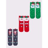 Yoclub Kids's Christmas 3Pack Socks SKA-X017U-AA00-0001 Cene'.'