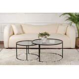 Hanah home Klubska mizica Sarin (rna/Siva) | Shoptok.si