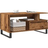 vidaXL Stolić za kavu boja staro drvo 90x49x45 cm konstruiranog drva | shoptok.hr