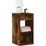  Noćni ormarići s ladicom 2 kom dimljeni hrast 35x34x66,5 cm | shoptok.hr