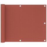 vidaXL Balkonsko platno terakota 75x400 cm HDPE, (20742937) | Shoptok.si