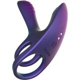 Hueman Infinity Ignite - vibracijski prsten za penis i testise (ljubičasta) | shoptok.hr